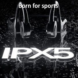 Bone Conduction Headphones Bluetooth 5.3 Wireless Ear Hook Headset IPX5 Waterproof Sport Earphones Lightweight Earbuds With Mic
