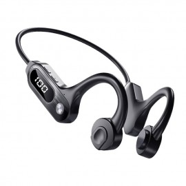 Bone Conduction Headphones Bluetooth 5.3 Wireless Ear Hook Headset IPX5 Waterproof Sport Earphones Lightweight Earbuds With Mic
