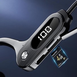 Bone Conduction Headphones Bluetooth 5.3 Wireless Ear Hook Headset IPX5 Waterproof Sport Earphones Lightweight Earbuds With Mic
