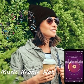 Stocking Stuffers For Men Women Wireless Beanie Hat With Headphones Birthday Presents Unique Gift Idea For Men Dad Husband Him
