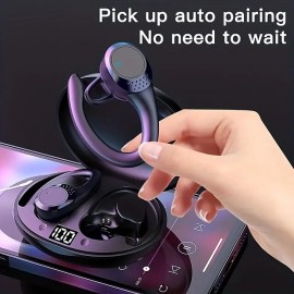 TWS Hanging Ear Wireless Headphones Enjoy Music Calls & Sports With Noise Reduction & Comfort
