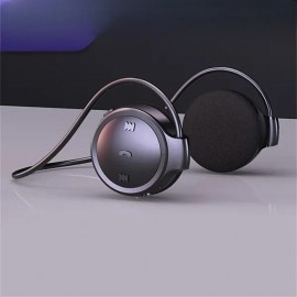 Wireless Bluetooth Headset Flexible Ear Cover Headphone Stereo Earphone Support TF Card MP3 Player Over Ear Headset
