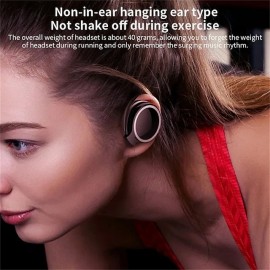 Wireless Bluetooth Headset Flexible Ear Cover Headphone Stereo Earphone Support TF Card MP3 Player Over Ear Headset
