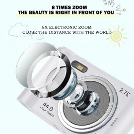 New Small Portable Digital Camera With 4400W Pixel HD Screen HD 8x Zoom Suitable For Home Free Shipping Hot Sale
