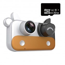 HD Camera 1080p Photo Video Game Valentine's Day Gift Children's Birthday Gift Cow
