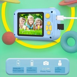 Mini Digital Camera 1080P Camera Color Toy Rechargeable Camera With 2.4 Inch Screen Mini Camera Camera Toys For 3 -12 Year Old Boys/Girls Digital Camera With Video Christmas Birthday Festival Gifts
