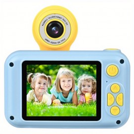 Mini Digital Camera 1080P Camera Color Toy Rechargeable Camera With 2.4 Inch Screen Mini Camera Camera Toys For 3 -12 Year Old Boys/Girls Digital Camera With Video Christmas Birthday Festival Gifts
