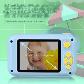 Mini Digital Camera 1080P Camera Color Toy Rechargeable Camera With 2.4 Inch Screen Mini Camera Camera Toys For 3 -12 Year Old Boys/Girls Digital Camera With Video Christmas Birthday Festival Gifts
