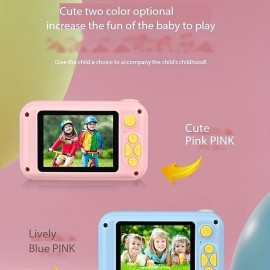 Mini Digital Camera 1080P Camera Color Toy Rechargeable Camera With 2.4 Inch Screen Mini Camera Camera Toys For 3 -12 Year Old Boys/Girls Digital Camera With Video Christmas Birthday Festival Gifts
