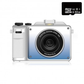 Vlogging Camera 4K 48MP Digital Camera with WiFi Free 32G TF Card & Hand Strap Auto Focus & Anti-Shake Built-in 7 Color Filters Face Detect 3'' IPS Screen 140Wide Angle 18X Digital Zoom
