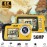 4K30FPS Waterproof Camera 56MP Underwater Cameras UHD Video Recorder Selfie IPS Dual Screens(3/2) 10FT Waterproof Digital Camera for Snorkeling on Vacation 1700mAh

