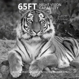 Outdoor Hunting Camera 2.7K HD 2.0 Inch Screen Wide-angle IP66 Waterproof Camera With Infrared Night Vision Used For Animal Monitoring And Garden Guarding (Battery Not Included)
