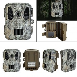 Outdoor 36MP Trail Camera 2k 120 Detection Range IP65 Waterproof No Glow Night Vision Wildlife Monitoring Trap Game Cam

