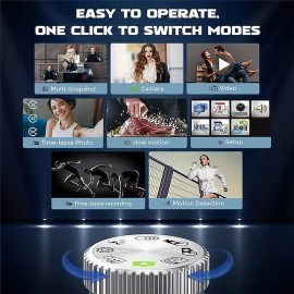 4K Digital Camera Autofocus 48MP Photo Recording Video Digital Camera 16X Zoom Portable Digital Camera With Viewfinder Function Rotation Button Fashion Design One-click Switch Between Different Modes
