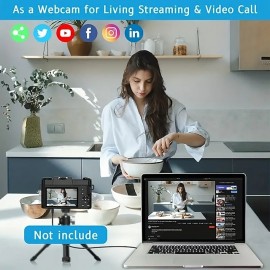 Digital Camera 4K 56MP 3.0Inch Screen Vlogging Camera Supports 16x Digital Zoom And Autofocus Portable Cameras With For Beginner
