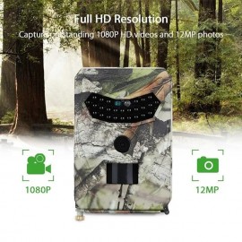 Upgraded version New Wild Camera Photo-Traps 12MP 1080P Motion Triggered Hunting Wildcamera Trap IP66 Waterproof Outdoor Night Vision Trail Camera
