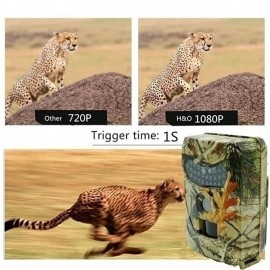 Upgraded version New Wild Camera Photo-Traps 12MP 1080P Motion Triggered Hunting Wildcamera Trap IP66 Waterproof Outdoor Night Vision Trail Camera
