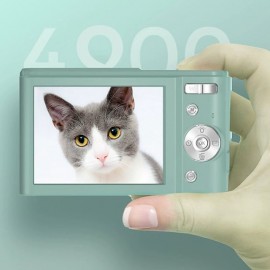 Digital Camera 1080P 48 Mega Pixels Vlogging Camera with 16X Zoom Mini Cameras Video Recorder Camcorder for Beginners Christmas Birthday Gift
