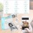 Mini Photo Printer For IPhone/Android 1000mAh Portable Thermal Photo Printer For Gift Study Notes Work Children Photo Picture Memo with 5 Rolls Sticker
