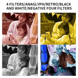 Kids Instant Print Camera Thermal Printing Camera for Children 1080P HD Video Digital Photo Camera Toys Boy Girls Birthday Gift
