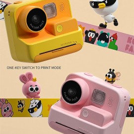 Kids Instant Print Camera Thermal Printing Camera for Children 1080P HD Video Digital Photo Camera Toys Boy Girls Birthday Gift
