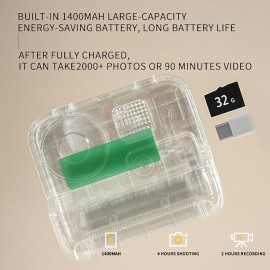 Kids Instant Print Camera Thermal Printing Camera for Children 1080P HD Video Digital Photo Camera Toys Boy Girls Birthday Gift
