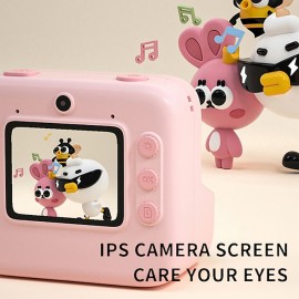 Kids Instant Print Camera Thermal Printing Camera for Children 1080P HD Video Digital Photo Camera Toys Boy Girls Birthday Gift
