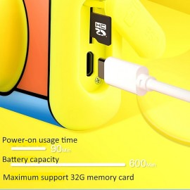 Mini Camera Toys 1080P HD Screen Cute Photo Childrens Digital Camera 2.4 Inch Video Recorder Camcorder for Kids Boys Girls Birthday Christmas Gift
