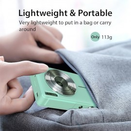 Digital Camera 1080P 44MP Vlogging Camera with LCD Screen 16X Zoom Compact Portable Mini Rechargeable Camera Gifts for Students Teens Adults Girls Boys
