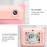 Kids Instant Print Camera 1080P HD Front and Rear Dual Mirror Digital with Photo Paper Kids Toy Camera