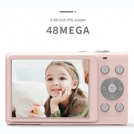 Digital Camera 2.7K 48MP Vlogging Camera Autofocus Digital Spot and Shooting Camera with 32GB Memory Card 16x Zoom Time-Lapse Digital Camera Suitable for Kids Teens Students Boys & Girls
