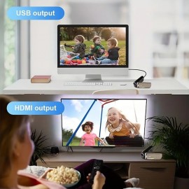 2.7K 48MP Video Camera Camcorder 270Rotation 2.7 IPS Screen Handheld Digital Camcorder Remote Control Camera For YouTube-Champagne Gold
