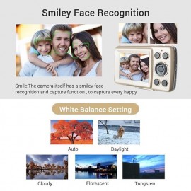 HD 1080P Home Digital Camera Camcorder 16MP Digital SLR Camera 4X Digital Zoom with 1.77 Inch LCD Screen

