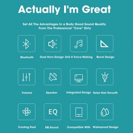 4D Surround Sound BT 5.0 Speakers Computer Speakers Stereo Subwoofer Suitable For Laptop Computer Theater TV Soundbar Box Home Theater
