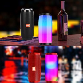 Wireless Speaker Bluetooth-compatible Speaker Microlab Portable Speaker Powerful High Outdoor Bass TF FM Radio with LED Light
