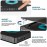 CD Player Portable Rechargeable 1800mAh Battery Touch Button CD Disc Walkman with Double Earphones Jacks & Two Headphones Memory Function Anti-Skip Protection Digital Display with AUX Cable
