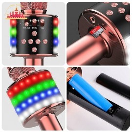 Microphone For Home K Song Mobile Phone Universal Universal K Song Artifact Wireless Wireless Microphone Audio Integrated
