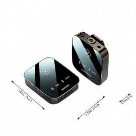 Wireless Lavalier Microphone For Dslr Camera Camcorder Smartphone And Tablet For Youtube Gift For Birthday/Easter/President's Day/Boy/Girlfriends
