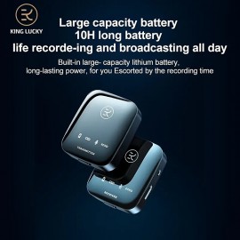 Wireless Lavalier Microphone For Dslr Camera Camcorder Smartphone And Tablet For Youtube Gift For Birthday/Easter/President's Day/Boy/Girlfriends
