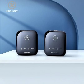 Wireless Lavalier Microphone For Dslr Camera Camcorder Smartphone And Tablet For Youtube Gift For Birthday/Easter/President's Day/Boy/Girlfriends
