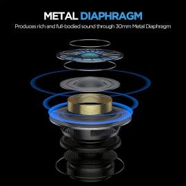 Mini Portable BT 5.0 Speaker  360 HD Surround Sound & Enhanced Stereo Bass  Small & Loud Wireless Speaker  TWS Pairing  Metal Casing
