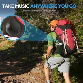 Mini Portable BT 5.0 Speaker  360 HD Surround Sound & Enhanced Stereo Bass  Small & Loud Wireless Speaker  TWS Pairing  Metal Casing
