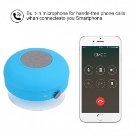 New Mini Wireless Bluetooth Speaker Portable Waterproof Shower Speakers Handsfree For Phone PC Suction Cup Bathroom Car Soundbar
