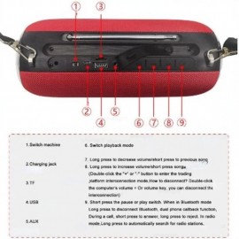High Power Bluetooth Speaker Stand Wireless Column Outdoor Portable TWS Subwoofer Sport Sound Bar With Phone Holder
