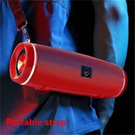 Clear Stereo Sound Professional IPX7 Waterproof Outdoor HIFI Column Speaker Wireless Bluetooth Speaker Subwoofer Sound Box Support FM Radio TF Mp3 Player
