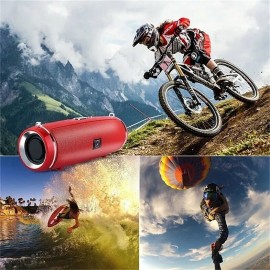 Clear Stereo Sound Professional IPX7 Waterproof Outdoor HIFI Column Speaker Wireless Bluetooth Speaker Subwoofer Sound Box Support FM Radio TF Mp3 Player
