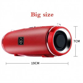Clear Stereo Sound Professional IPX7 Waterproof Outdoor HIFI Column Speaker Wireless Bluetooth Speaker Subwoofer Sound Box Support FM Radio TF Mp3 Player
