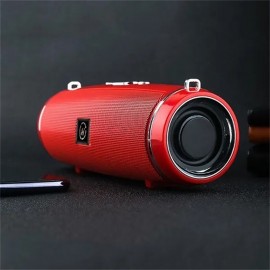 Clear Stereo Sound Professional IPX7 Waterproof Outdoor HIFI Column Speaker Wireless Bluetooth Speaker Subwoofer Sound Box Support FM Radio TF Mp3 Player
