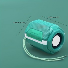 Wireless Small Speaker Subwoofer (battery Life About Five Hours Power 5W Wireless Version 5.0) Mini Home Outdoor Pluggable Card Long Duration
