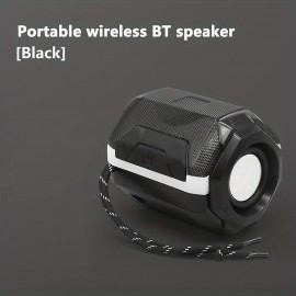 Wireless Small Speaker Subwoofer (battery Life About Five Hours Power 5W Wireless Version 5.0) Mini Home Outdoor Pluggable Card Long Duration
